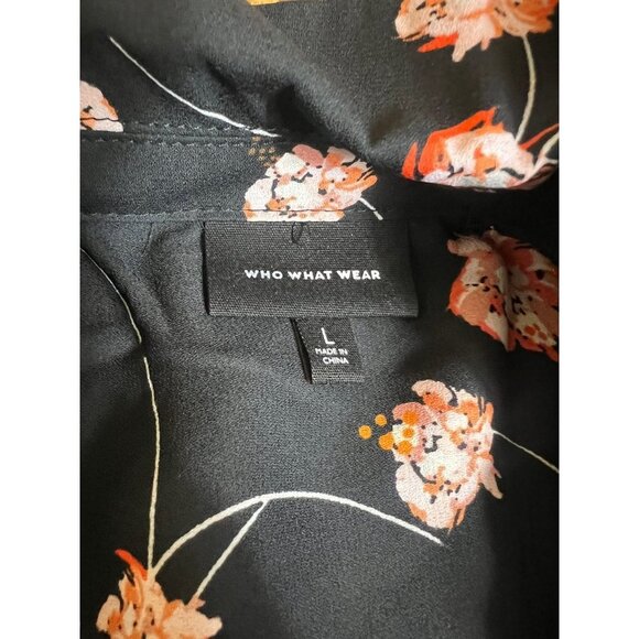 What Not To Wear Women's Black Floral Top - Picture 4 of 7